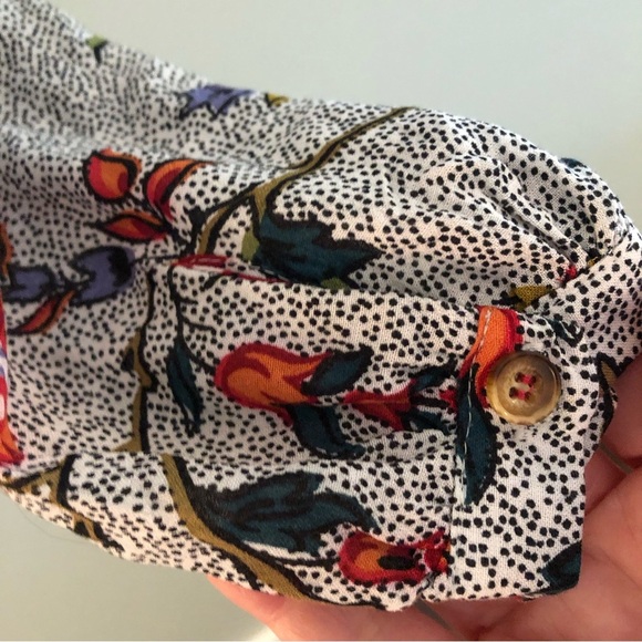 Anthropologie Maeve Janie Flounced Peasant Blouse. Size 00. - Picture 6 of 12